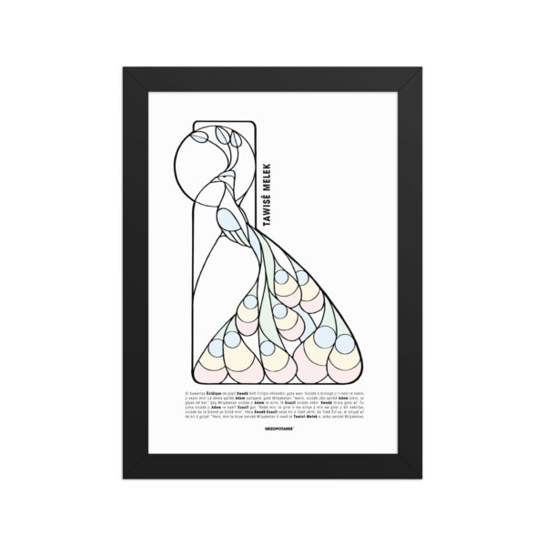 Affiche Encadrée - Tawisê Melek ( Malek Taus - l'ange paon - roi paon ) – Image 2