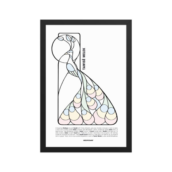 Affiche Encadrée - Tawisê Melek ( Malek Taus - l'ange paon - roi paon ) – Image 4